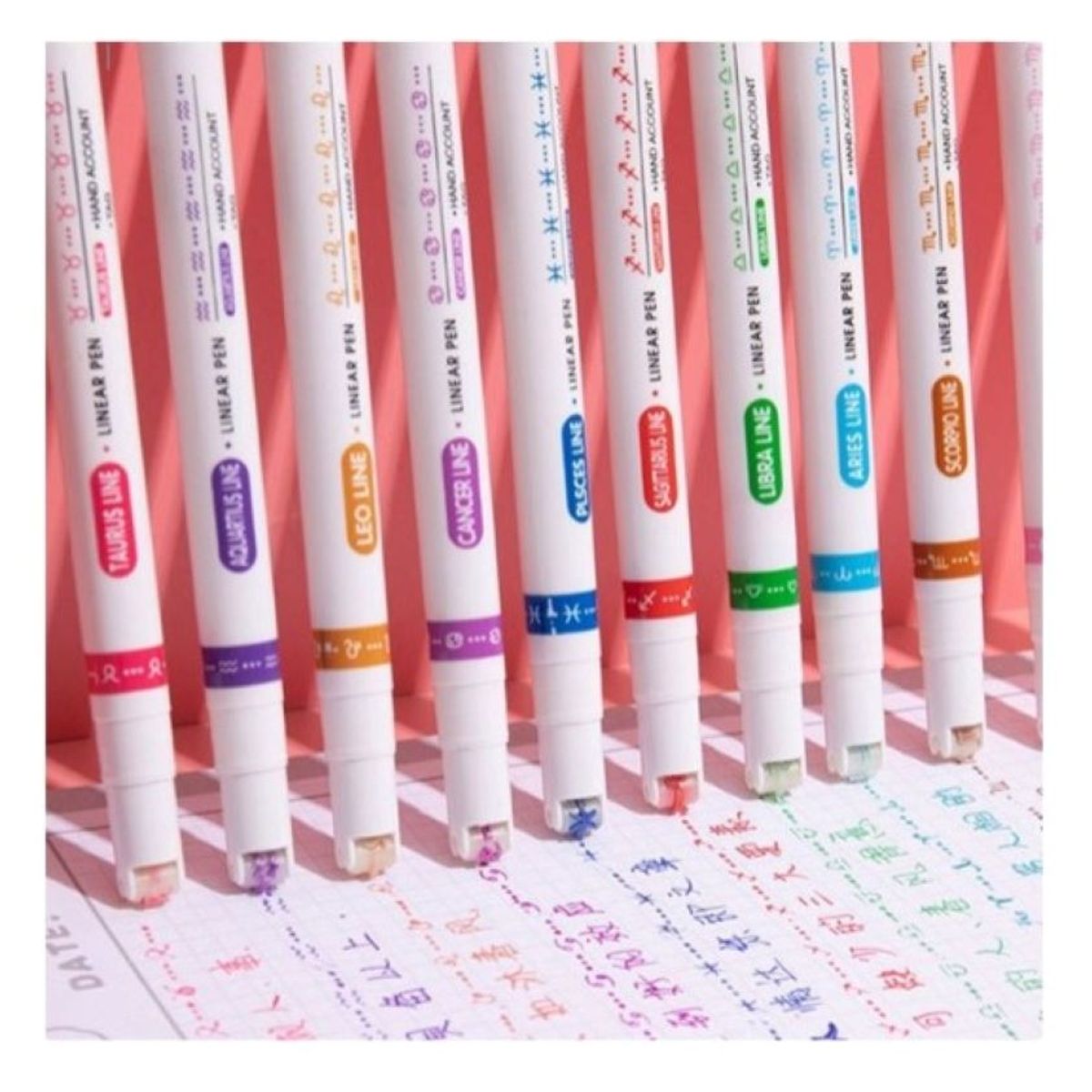 GENERICO - ESTUCHE DE 18 ROTULADORES DOBLE PUNTA FINA Y CON DISEÑO