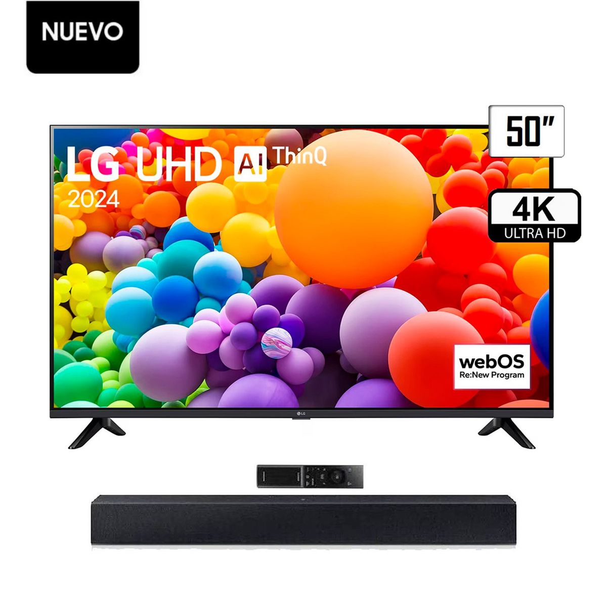 LG - TELEVISOR LG 50 4K SMART TV UHD 50UT7300.