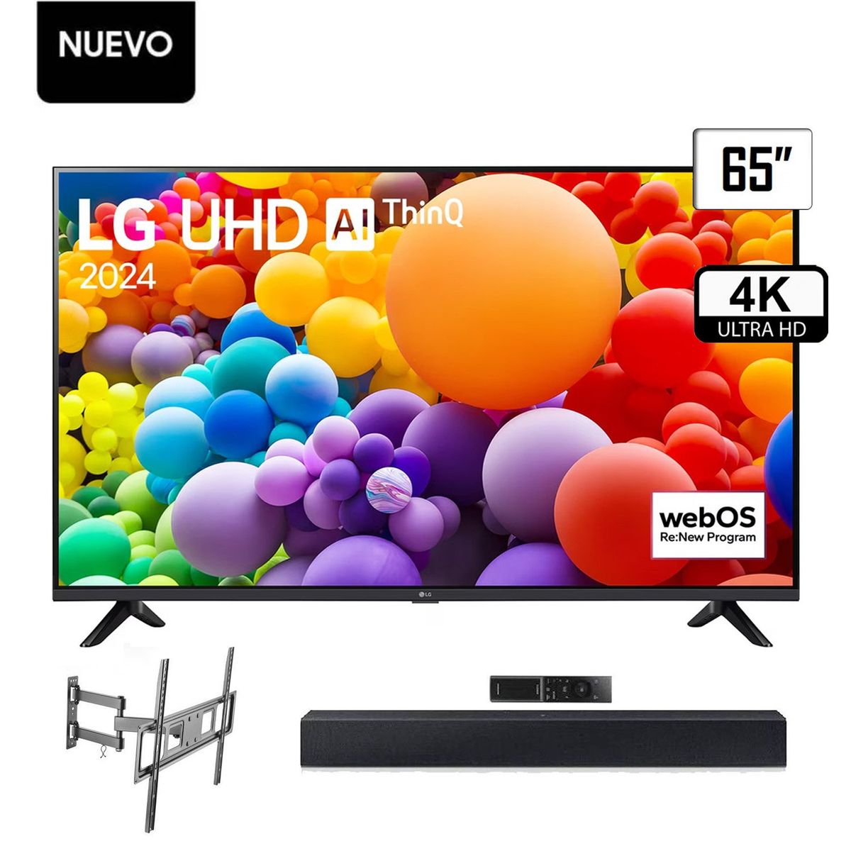 LG - TELEVISOR LG 65 4K SMART TV UHD 65UT7300.