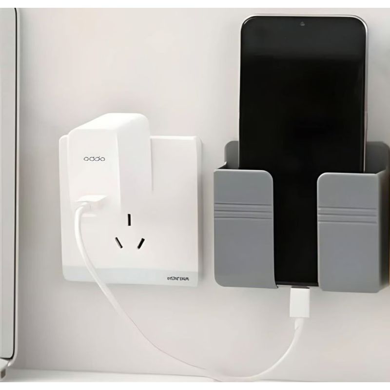 GENERICO - Pack x2 Porta Celular Para Pared con Adhesivo Soporte de Carga