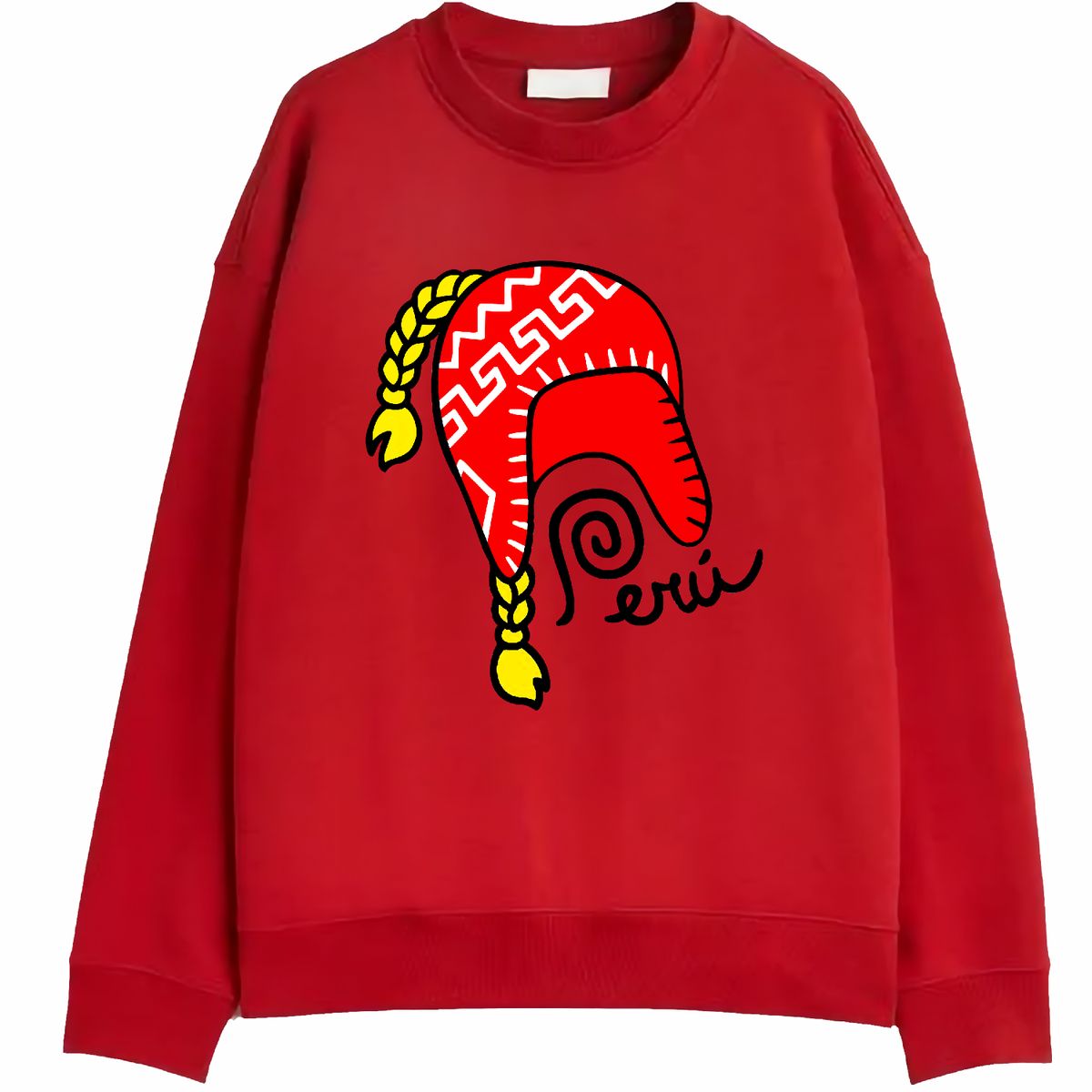 NACIONAL - Polera Sin Capucha Gorro Peruano