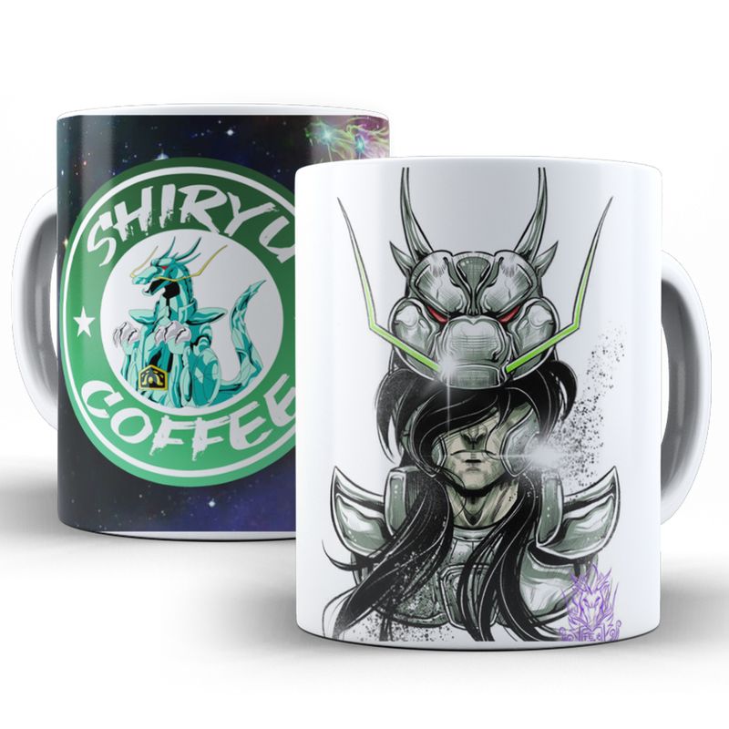 GENERICO - Tazas personalizadas -DNuñez - Saint Seiya - Shiryu