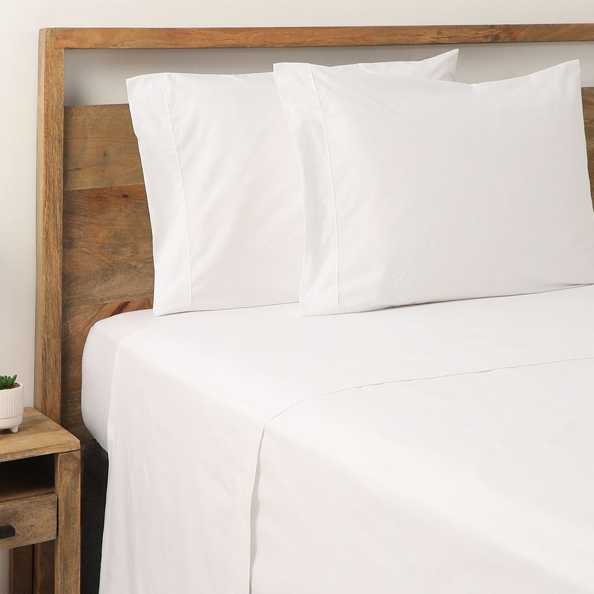 BASEMENT HOME - Juego de Sábanas Algodón Pima 286 Hilos