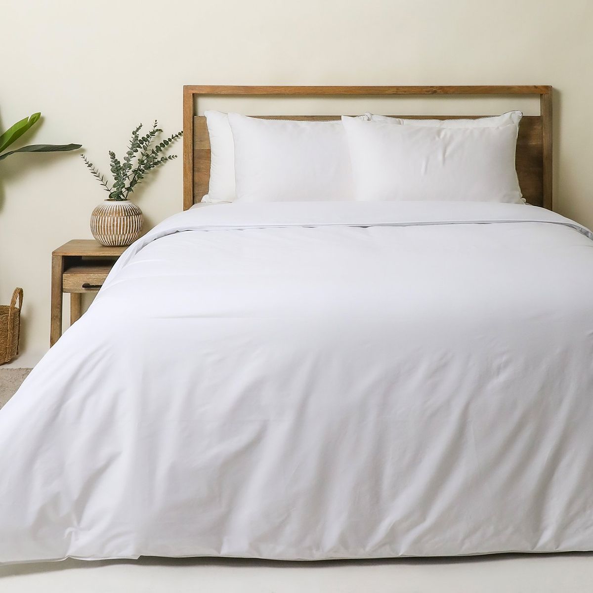 BASEMENT HOME - Funda Duvet Algodón Pima 287 Hilos Beige