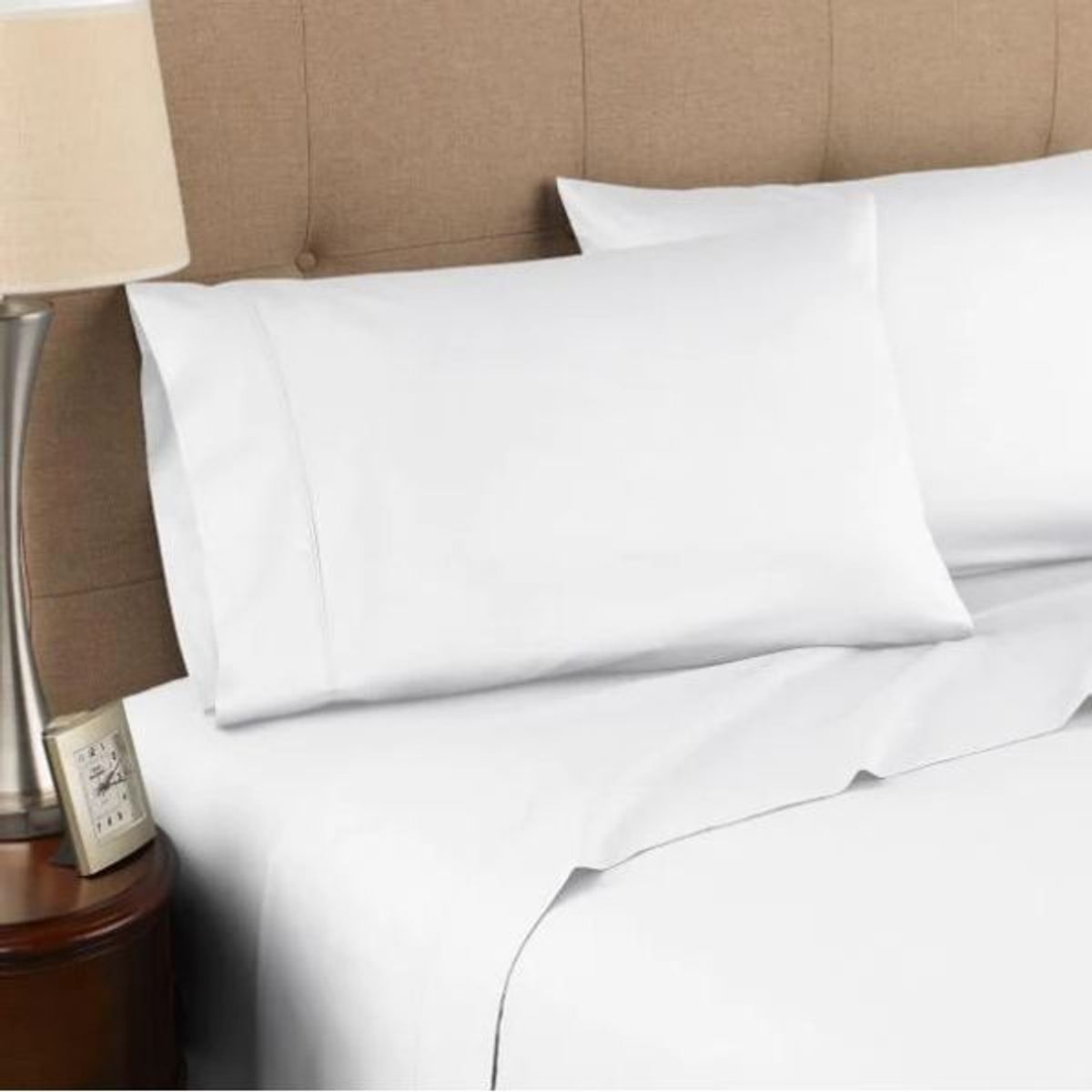 BASEMENT HOME - Set x2 Fundas de Almohada 100% Algodón Pima