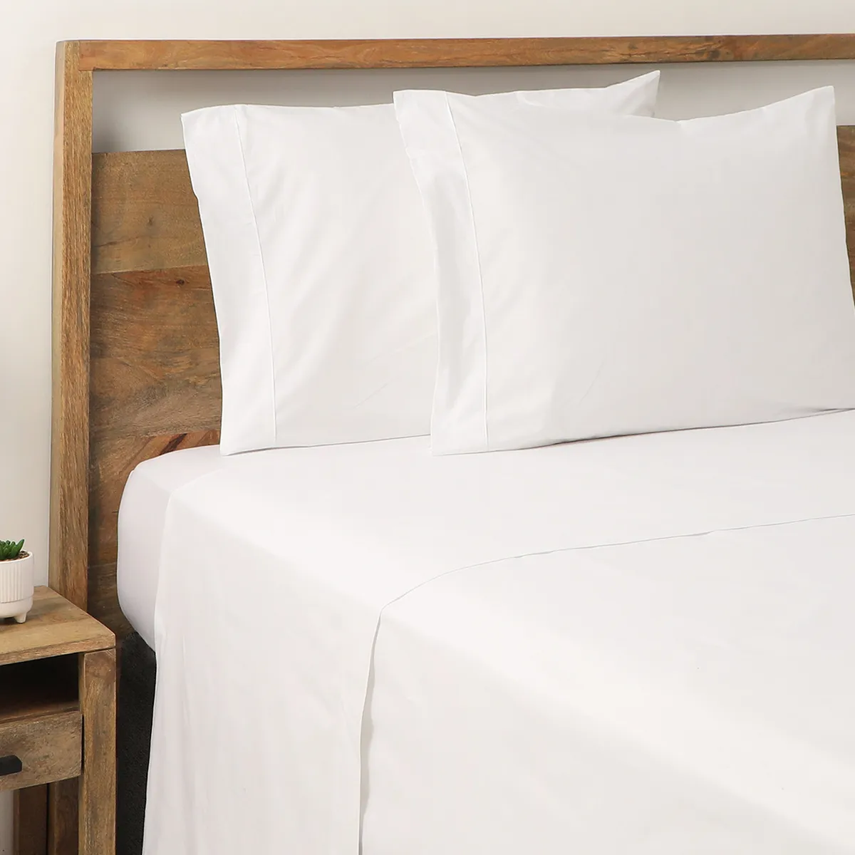 BASEMENT HOME - Juego de Sábanas Algodón Pima 286 Hilos