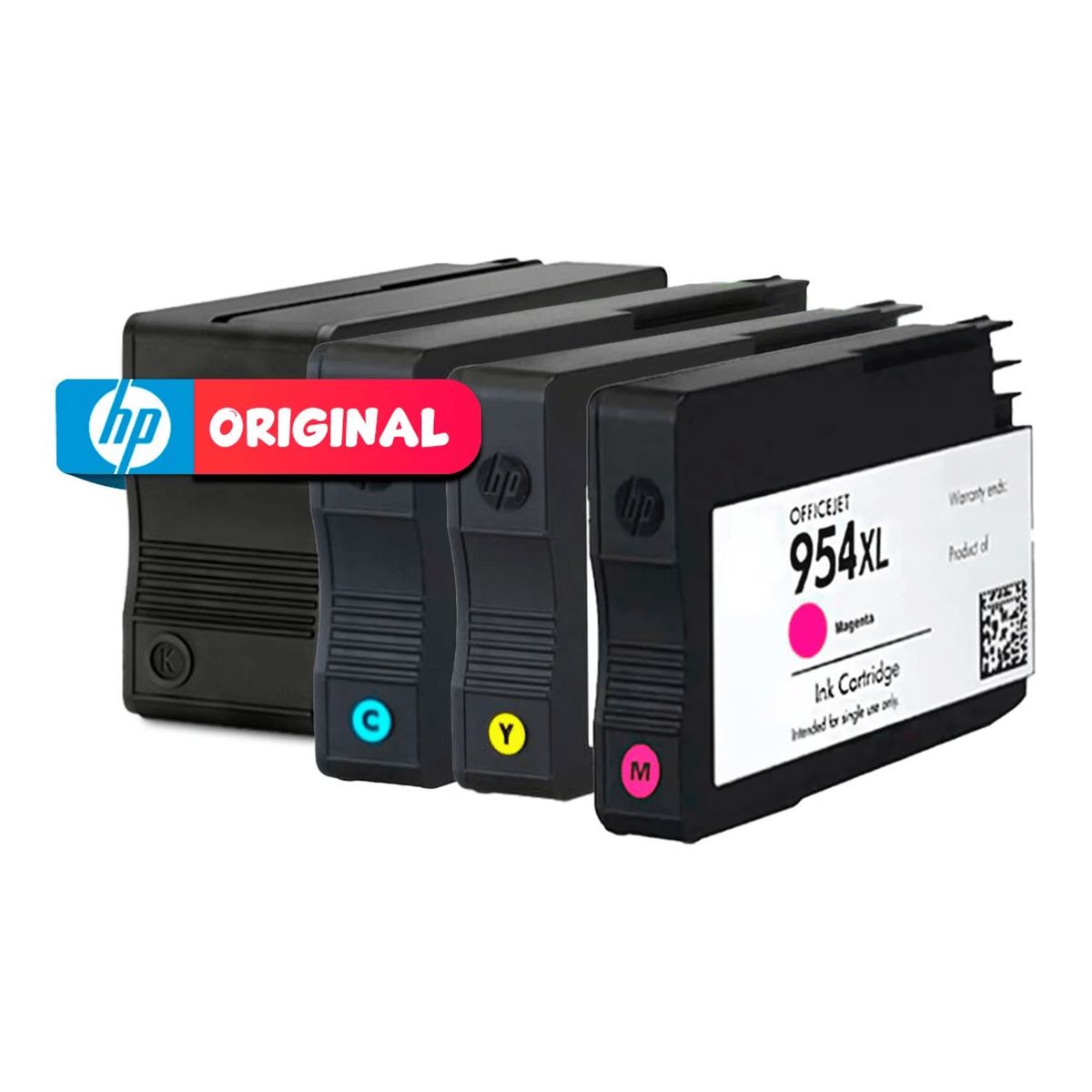 HP - Combo x4 Tinta HP 954XL Alta capacidad 4 colores - Original
