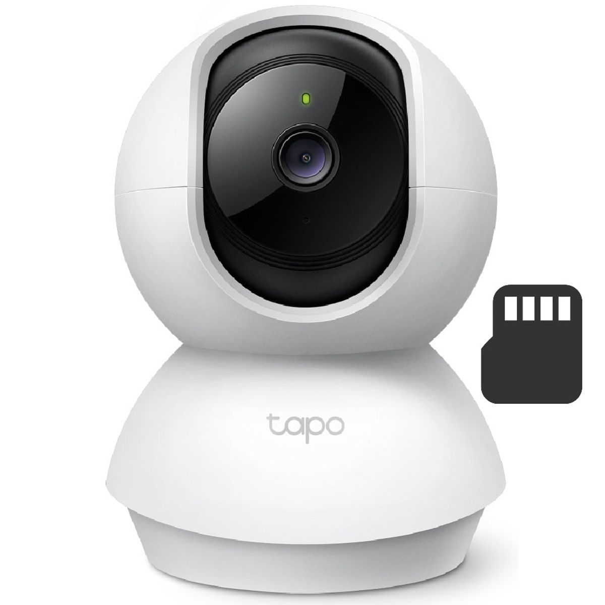 TP LINK - TP-LINK TAPO C210 128GB Camara de Vigilancia WIFI 3MP 2K 360° Alexa Google