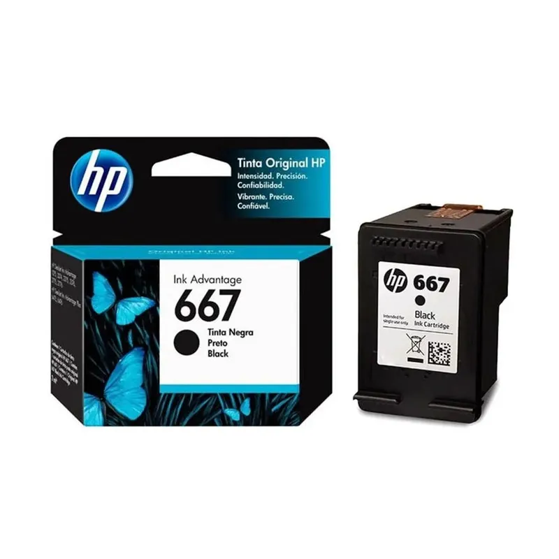 HP - CARTUCHO DE TINTA HP 667 NEGRO (3YM79AL) ORIGINAL