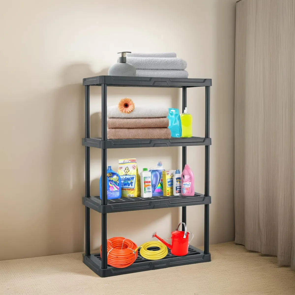 PRETUL - Estante organizador de plastico soporta 140 Kg Pretul