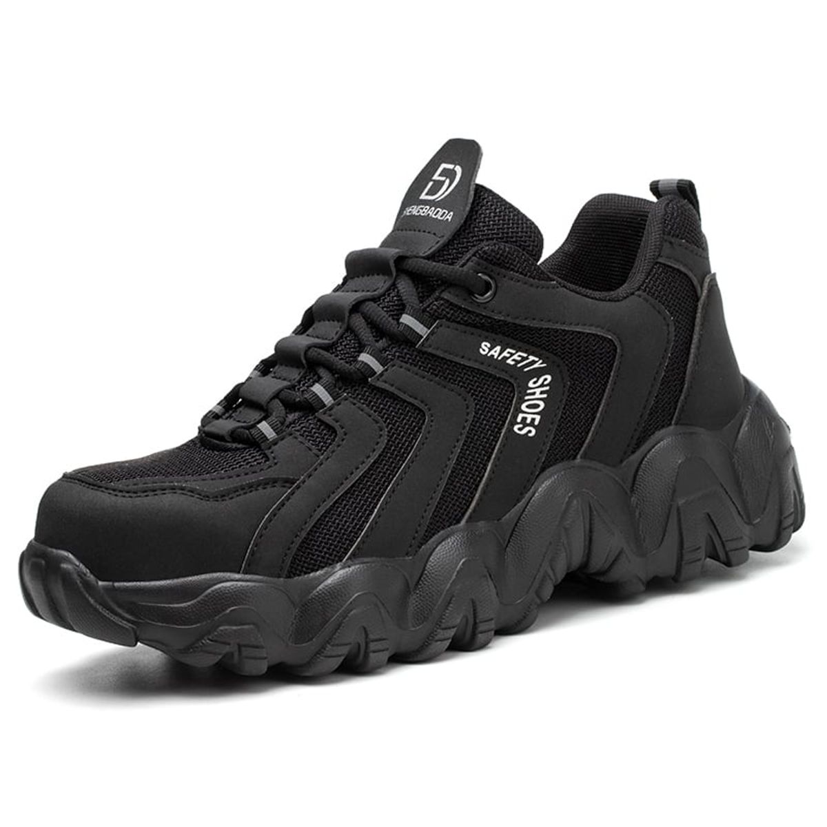 SHANDIAN - Zapatillas Seguridad Hombre Negro