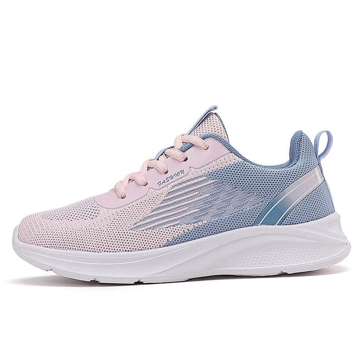 SHANDIAN - Zapatillas Running Mujer Rosa