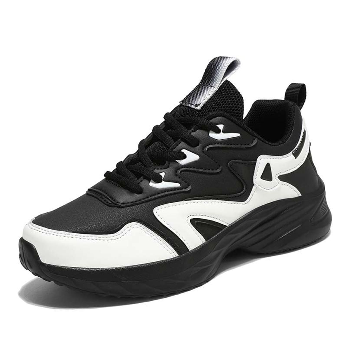 SHANDIAN - Zapatillas Plataforma Mujer Negro