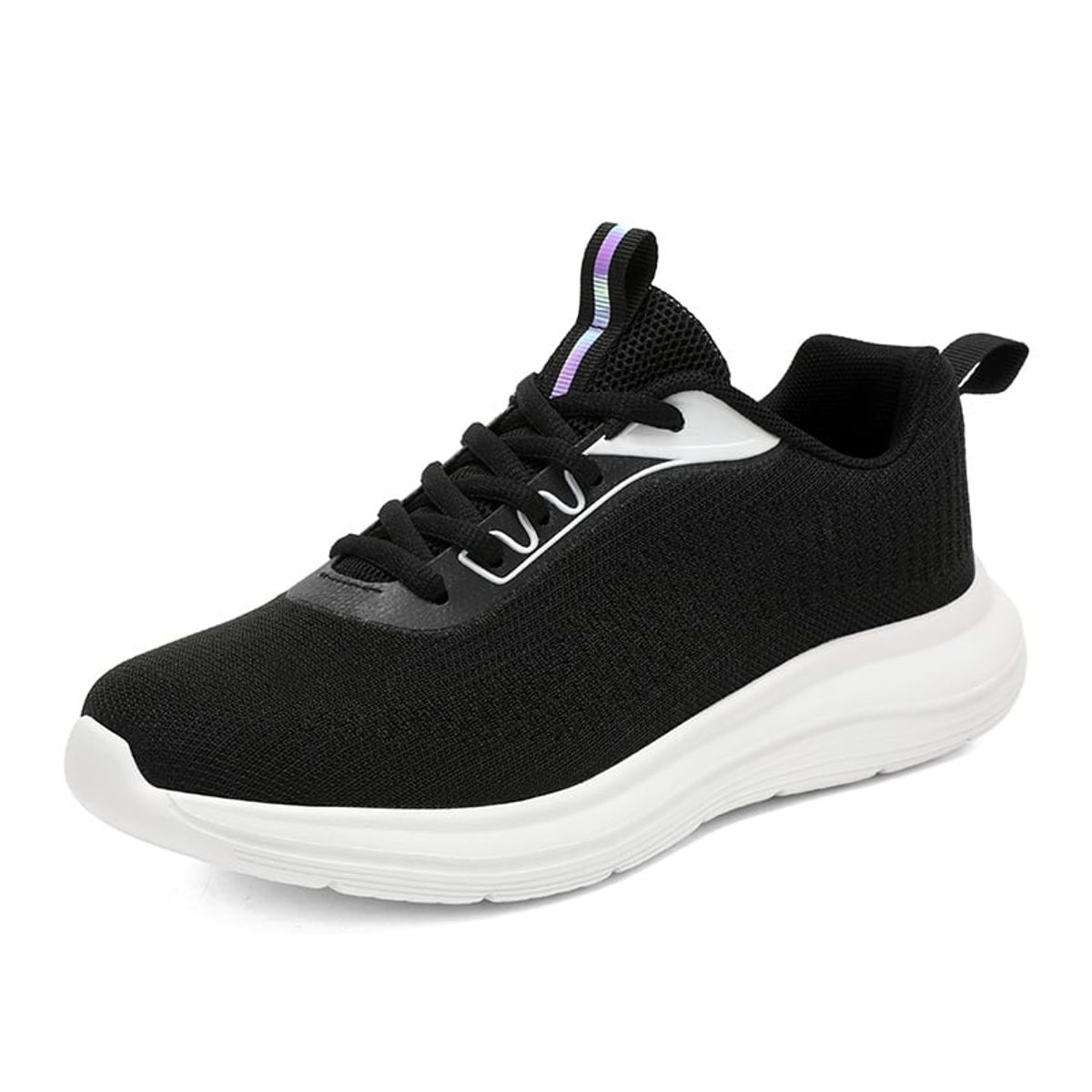 SHANDIAN - Zapatillas Deportivos Hueco Mujer Negro