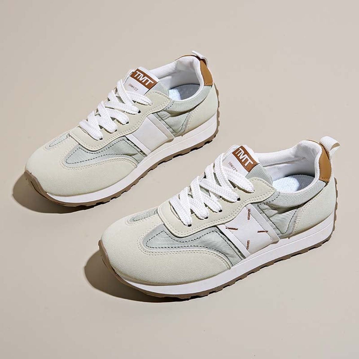 SHANDIAN - Zapatillas Tenis Urbana Mujer Verde