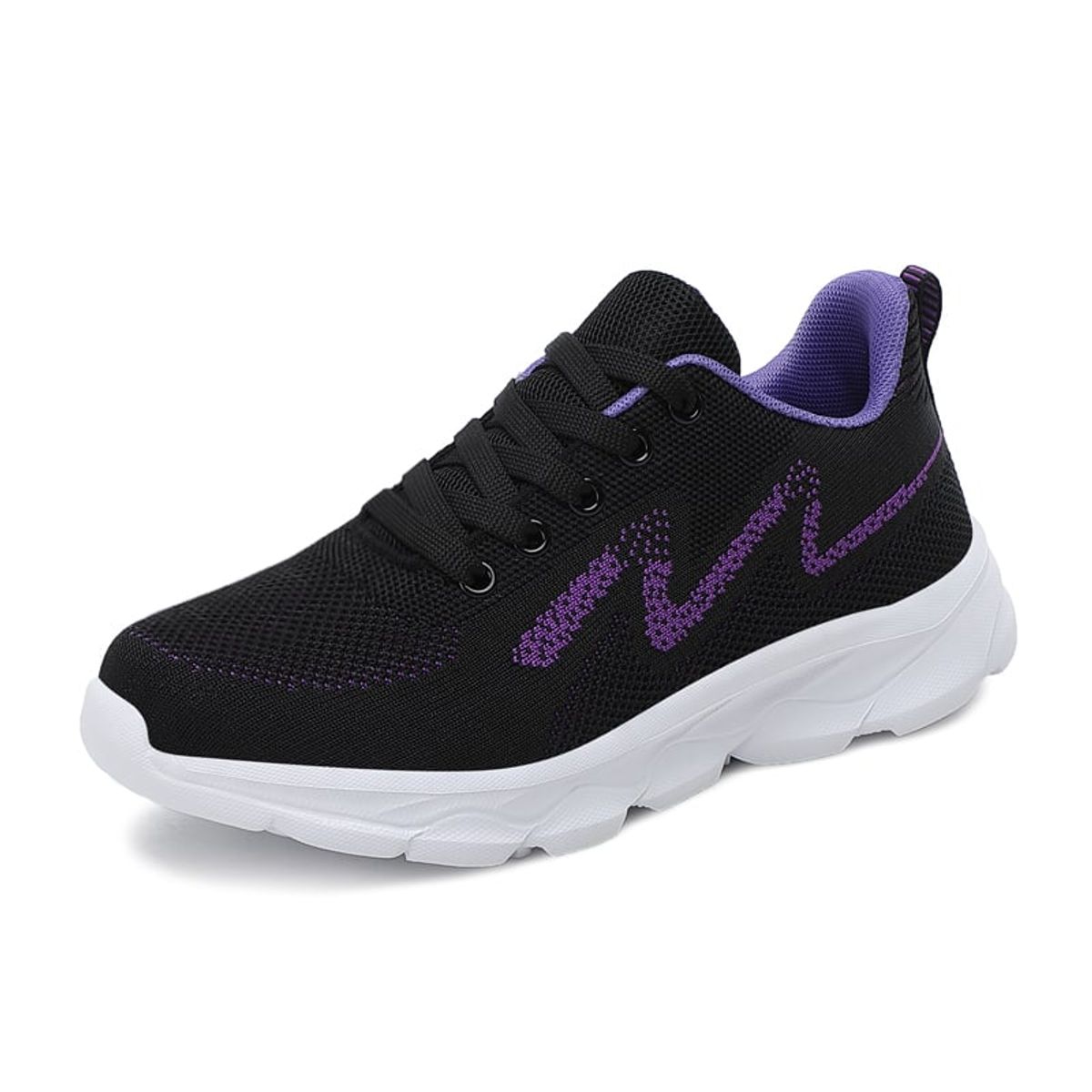 SHANDIAN - Zapatillas Running Mujer Negro