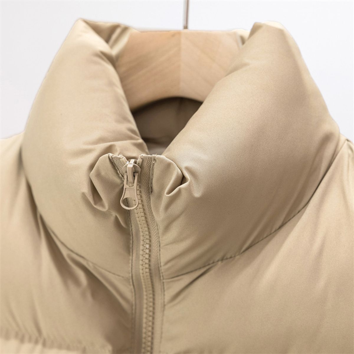 BLWOENS - Casaca Casual Puffer Mujer  - Beige