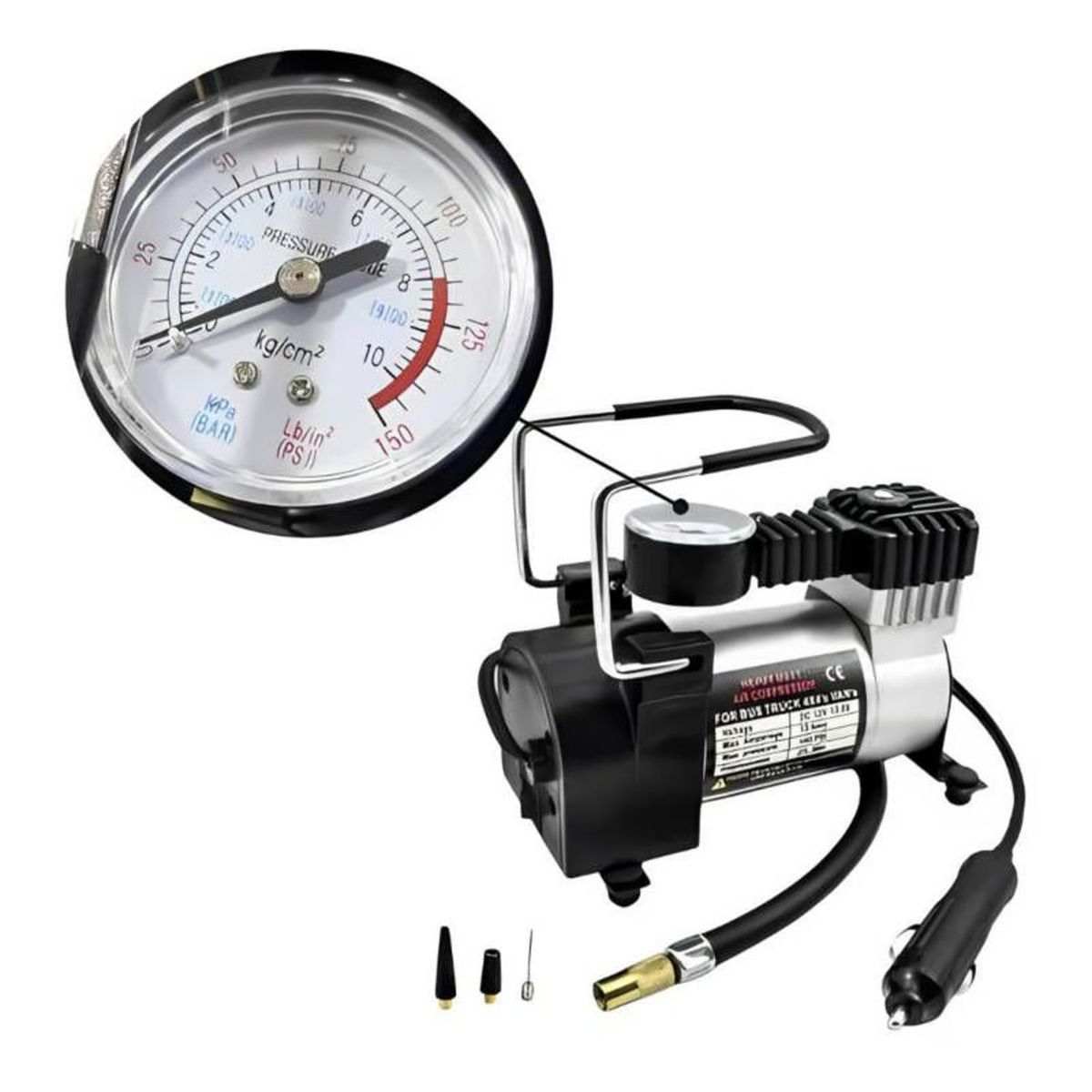 OREGON - Compresor Aire Profesional Auto Camioneta Inflador Llanta