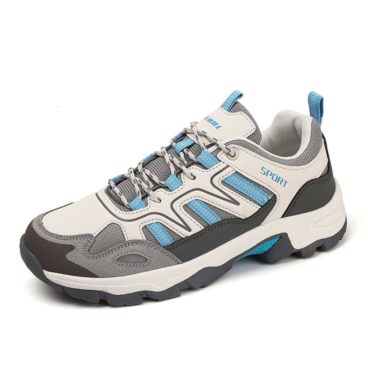 SHANDIAN - Zapatillas Outdoor Deportivos Hombre Azul