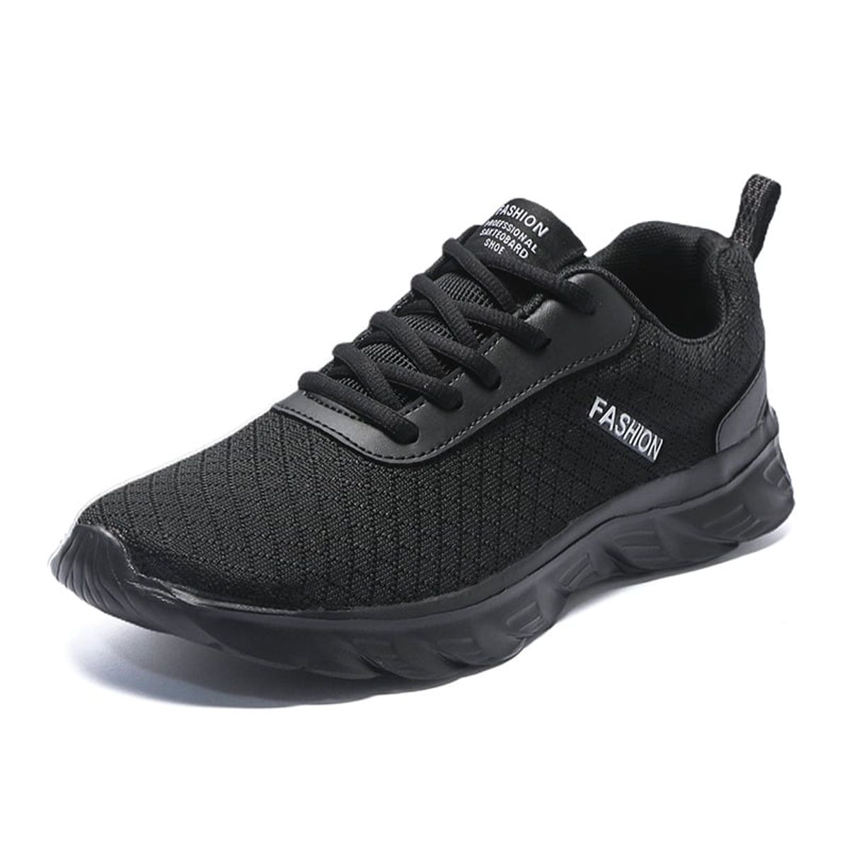 SHANDIAN - Zapatillas Running Hombre Negro