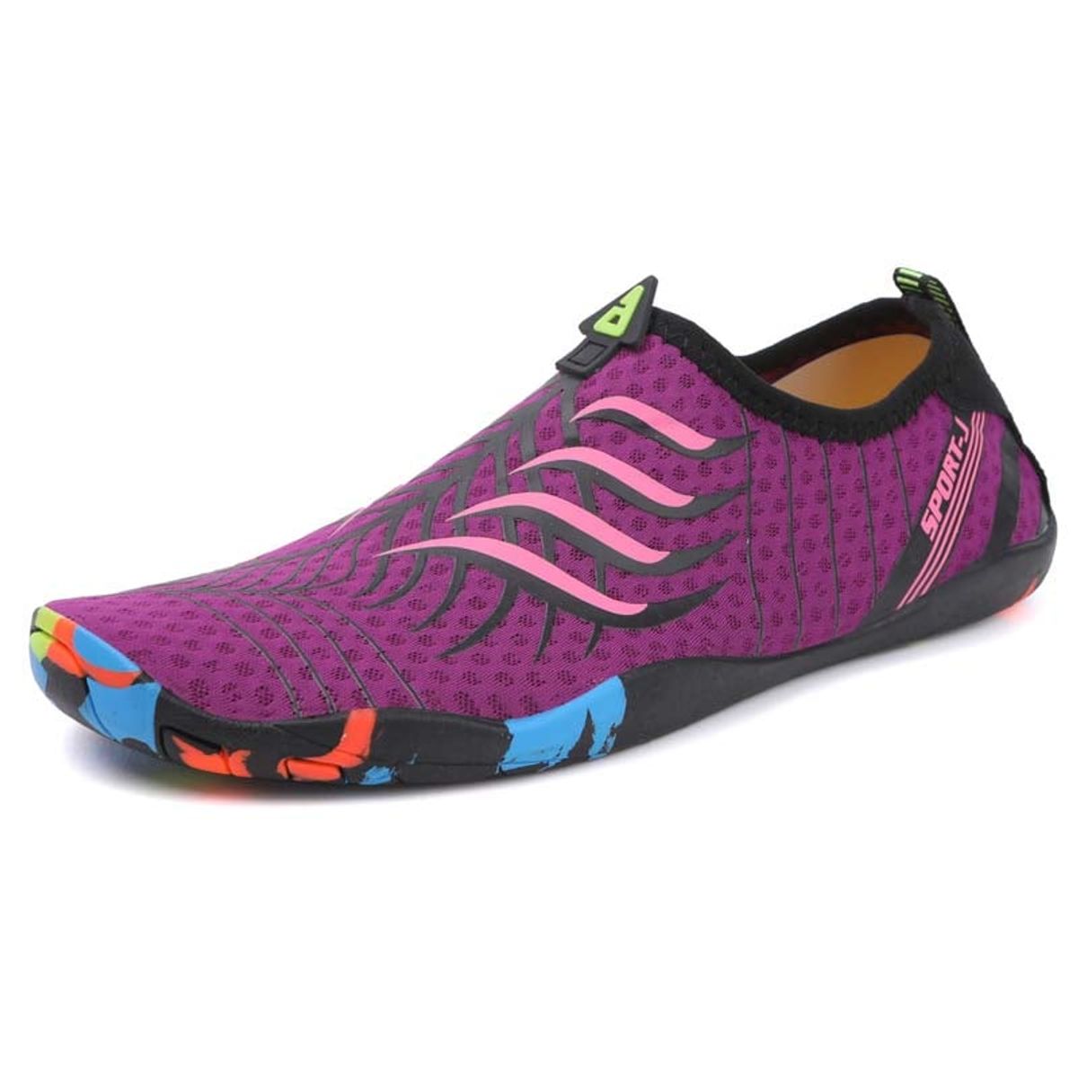 SHANDIAN - Zapatillas Agua Outdoor Hombre Secado Rapido Violeta