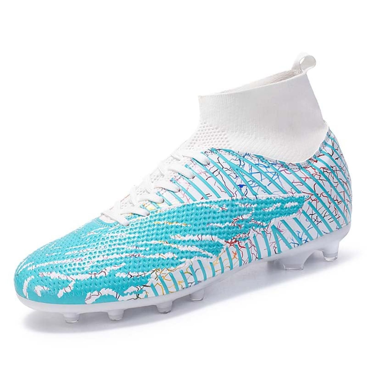 SHANDIAN - Zapatillas de Fútbol Hombre FG zapatos hombre Violeta