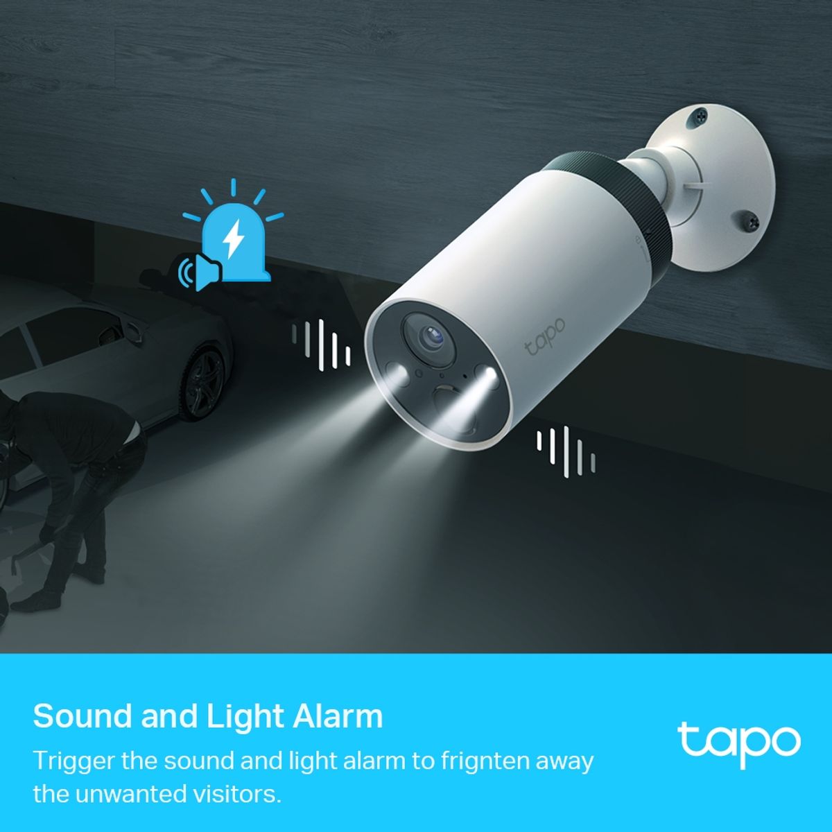 TP LINK - TP-LINK TAPO C420S2 256GB Kit de 2 Camaras de seguridad WIFI 2K QHD Con bateria