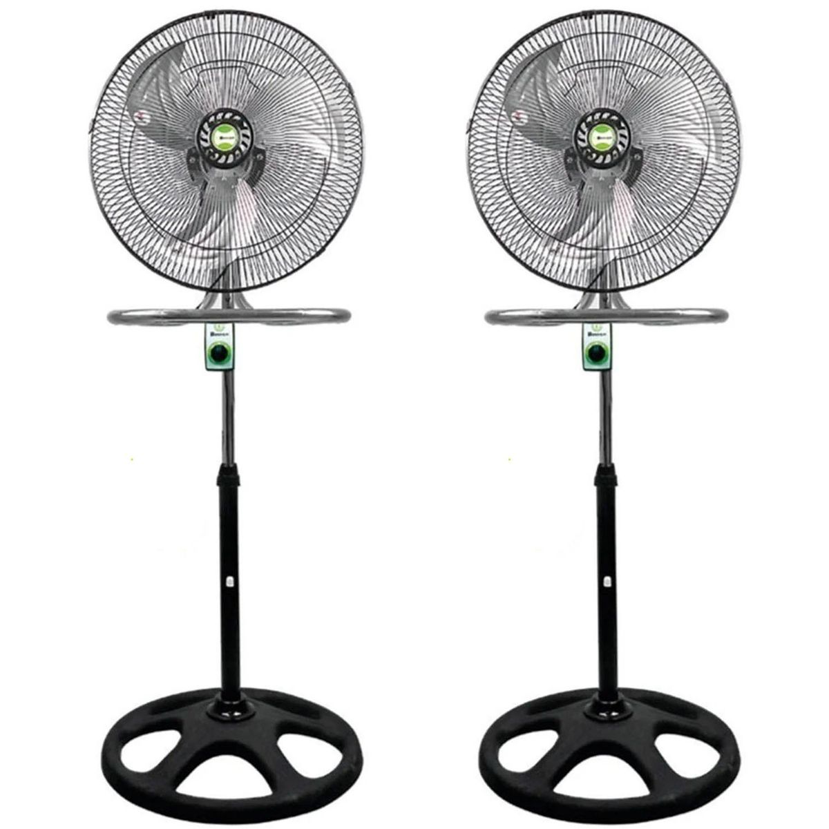 BOSSKO - Ventilador Pedestal 3 en 1 De 18″ 200 W BK-8218VI/NG Caja de 2U