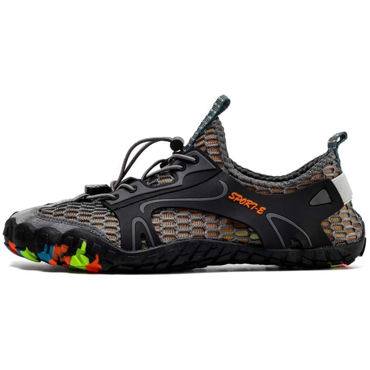 SHANDIAN - Zapatillas Agua Outdoor Hombre Secado Rapido Negro