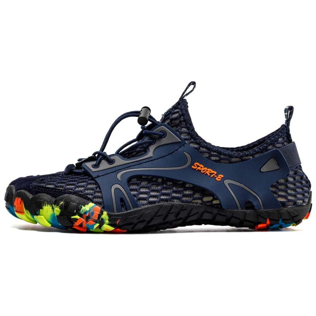 SHANDIAN - Zapatillas Agua Outdoor Hombre Secado Rapido Negro