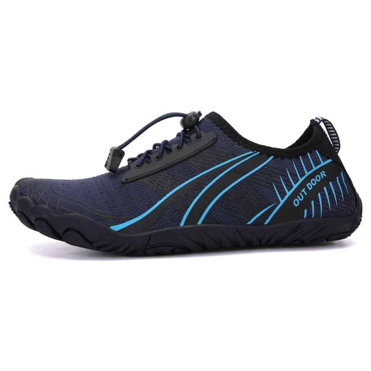 SHANDIAN - Zapatillas Agua Outdoor Hombre Secado Rapido Negro