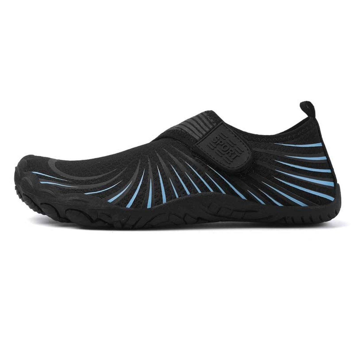 SHANDIAN - Zapatillas Agua Outdoor Hombre Secado Rapido Negro