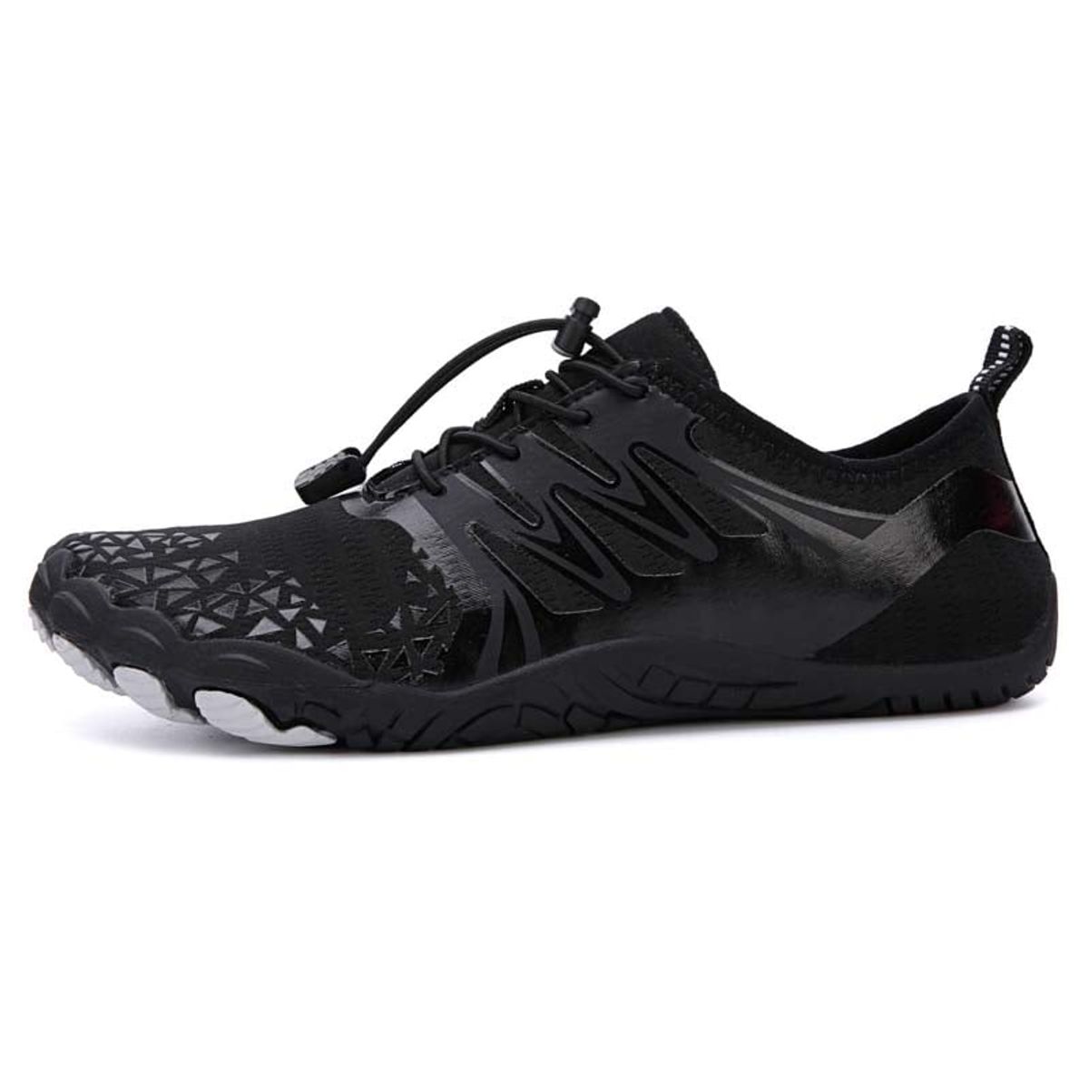 SHANDIAN - Zapatillas Agua Outdoor Hombre Secado Rapido Negro