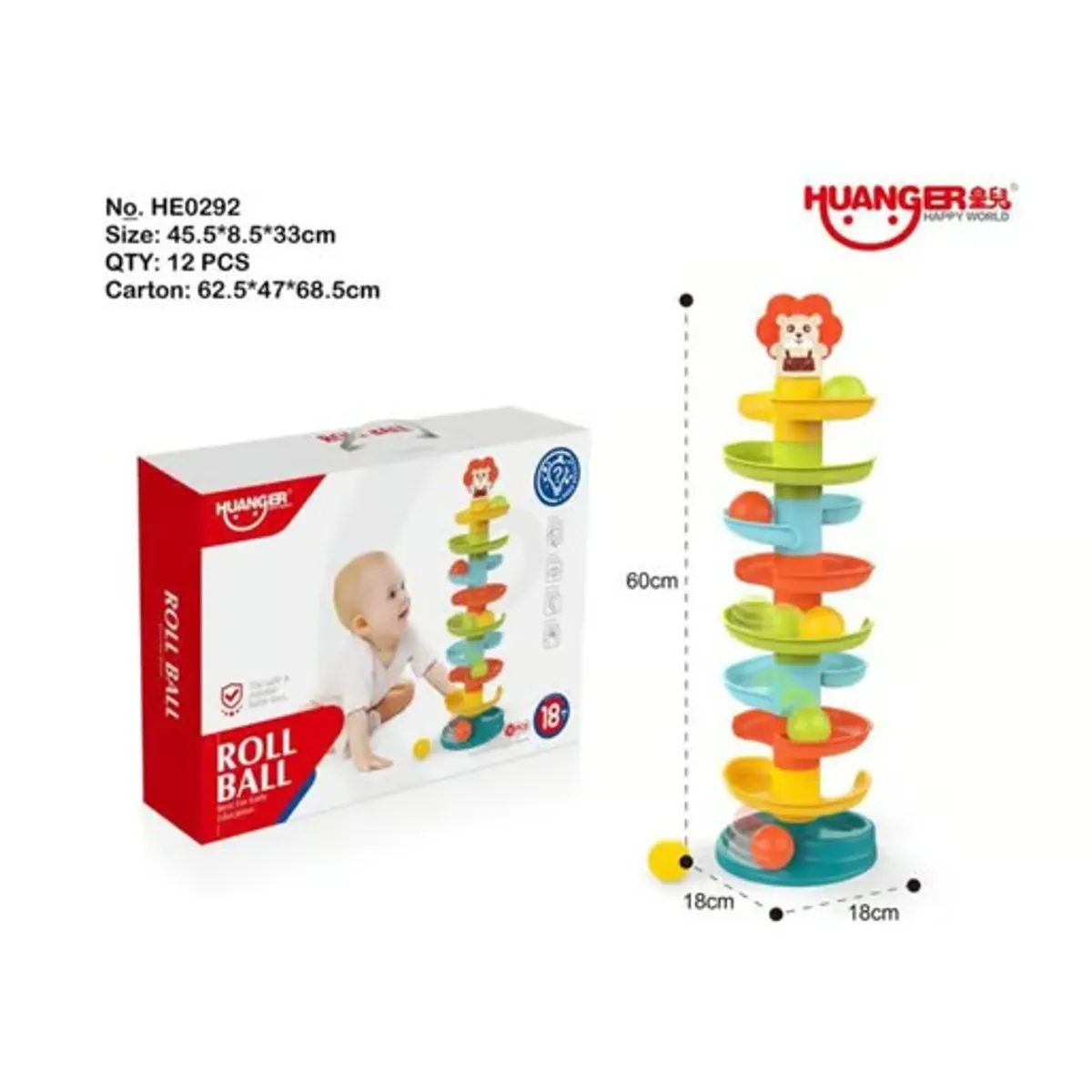 HUANGER - Juego Gira La Pelota Huanger