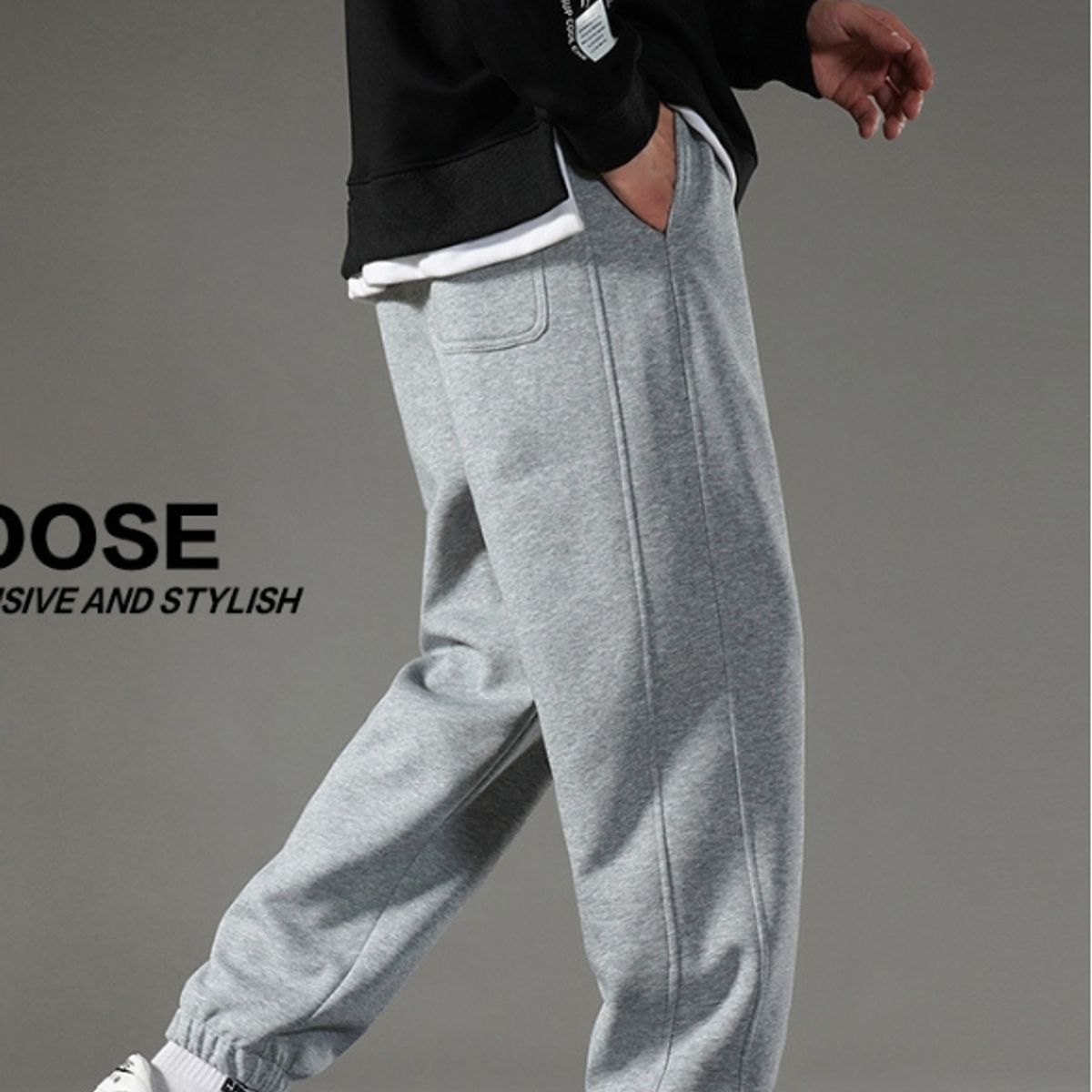 BLWOENS - Pantalón Jogger Hombre - Gris