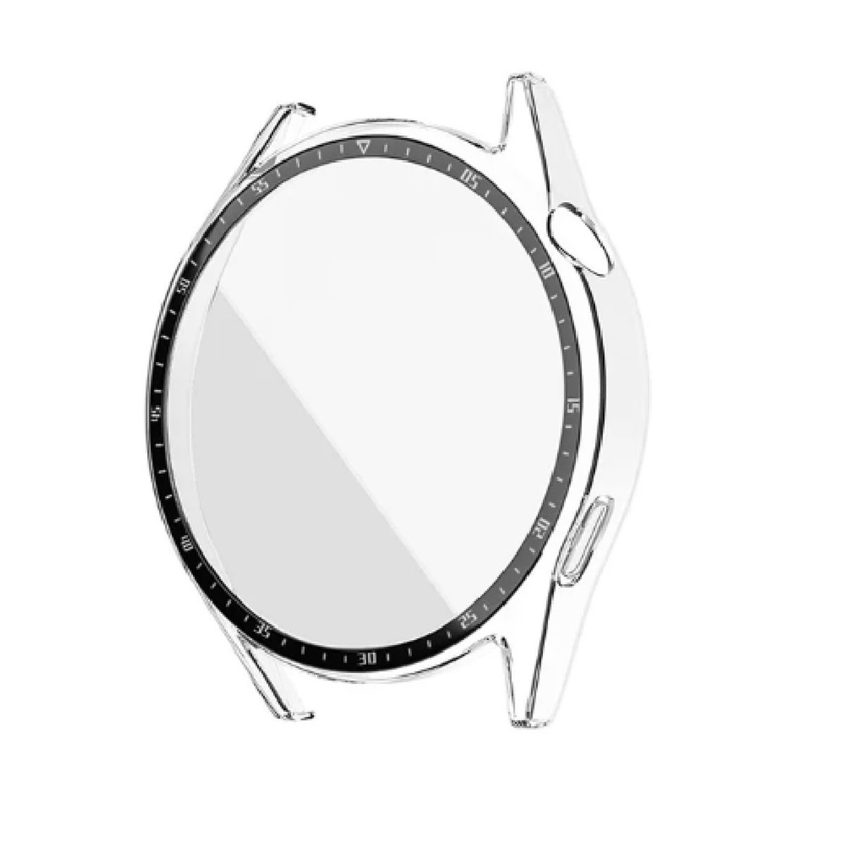 GENERICO - CASE FUNDA PARA SMARTWATCH HUAWEI GT3 46MM TRANSPARENTE