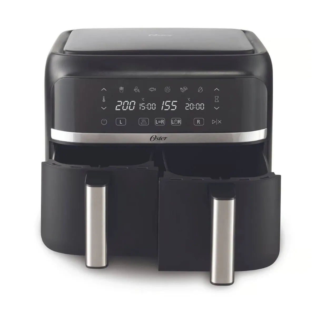 OSTER - FREIDORA DE AIRE OSTER CKSTAF7MCDDF DUAL 7.6 LITROS