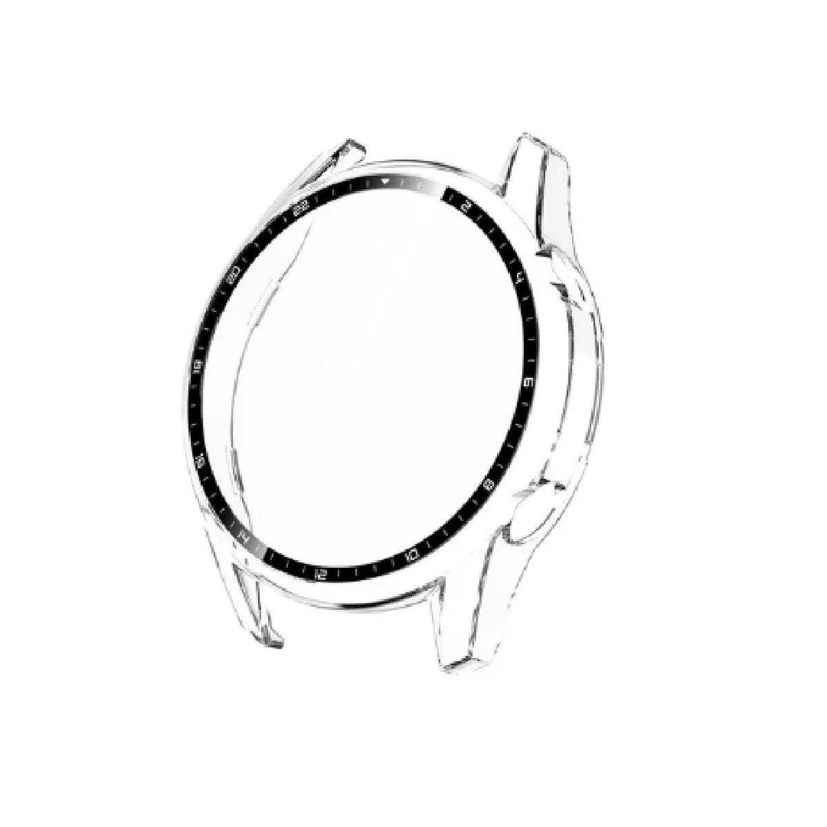 GENERICO - CASE FUNDA PARA SMARTWATCH HUAWEI GT2 46MM TRANSPARENTE