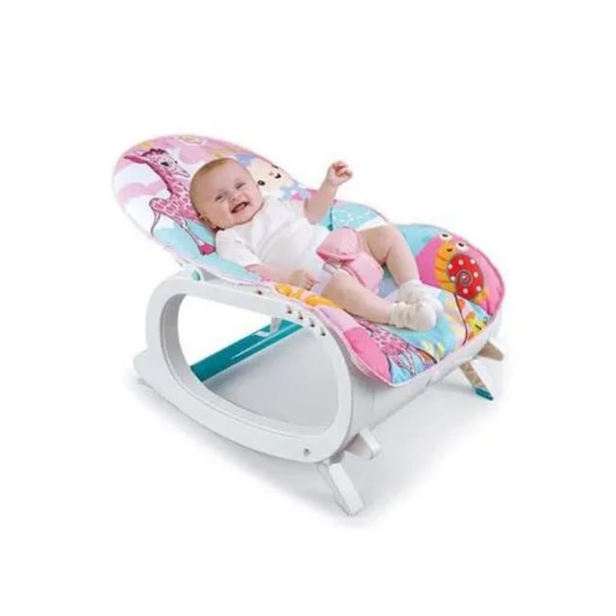 GENERICO - silla mecedora portatil rosaa