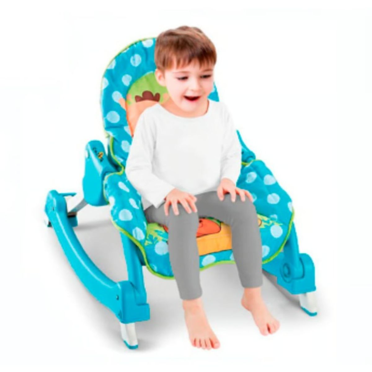 GENERICO - SILLA MECEDORA CON MUSICA EN AZUL