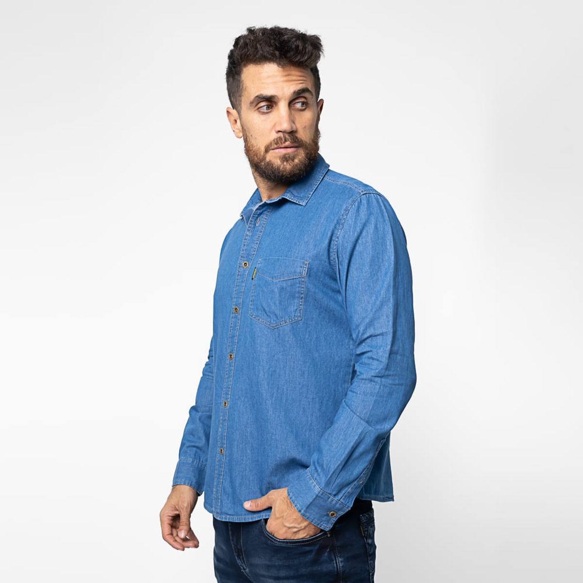 BRONCO - CAMISA ML ROBERT II CAMISERO