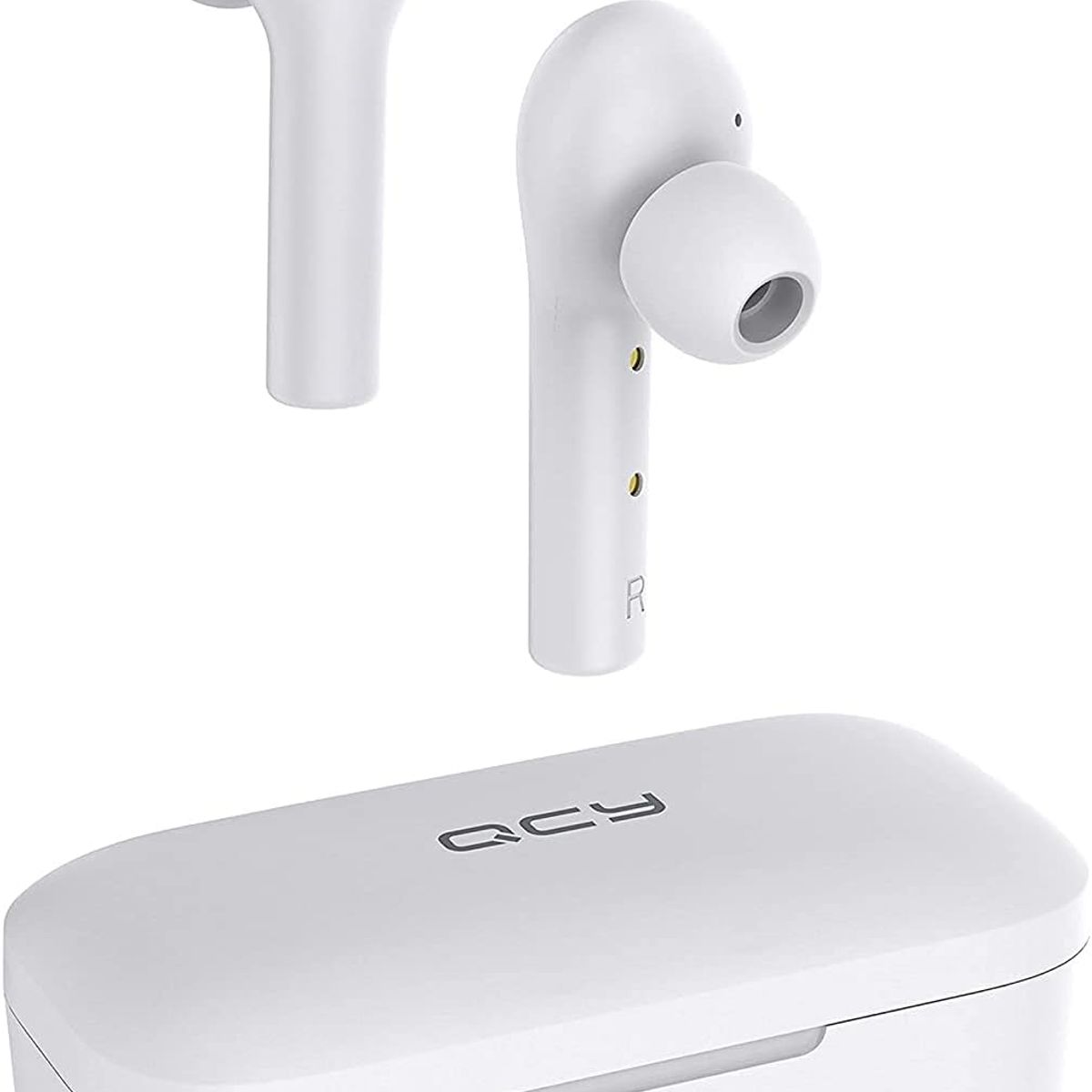 QCY - QCY - Audífono T5 ENC 40hr BT51 Modo Game baja Latencia IPX5 - Blanco