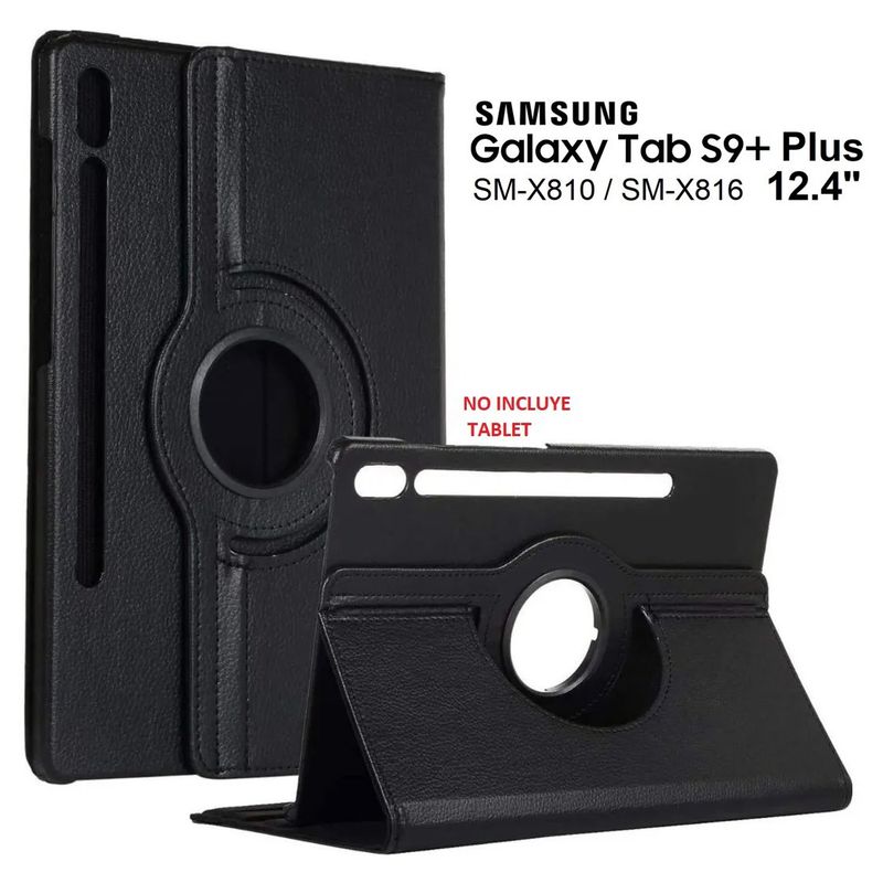 GENERICO - Funda Giratoria para Samsung Tab S9 Plus 12.4 SM-X810 Case Protector