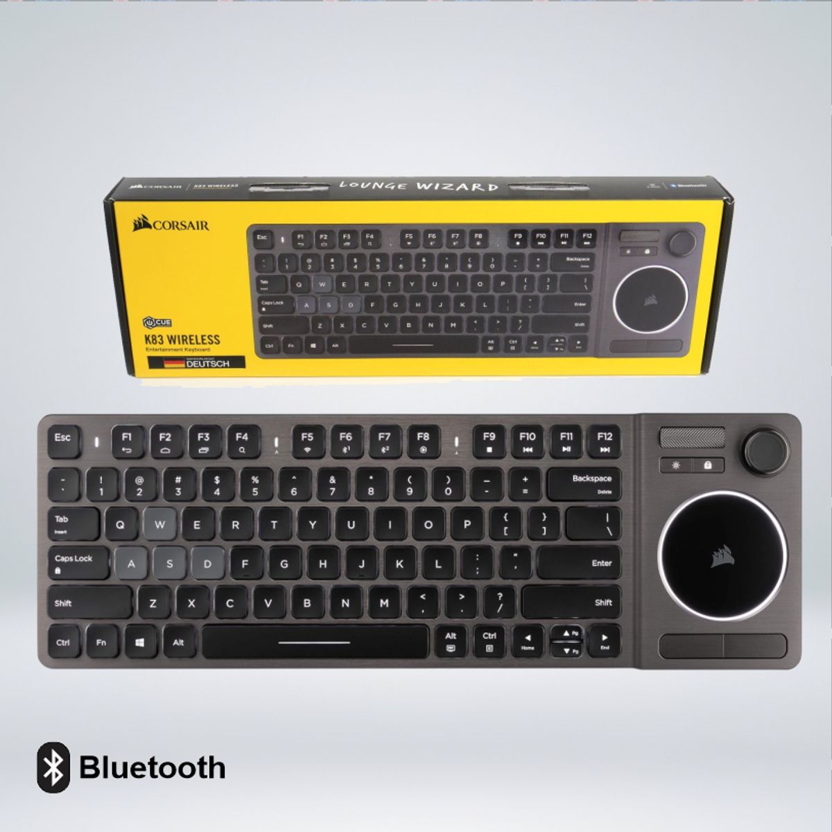CORSAIR - TECLADO ENTRETENIMIENTO CORSAIR K83 BLUETOOTH INALAMBRICO