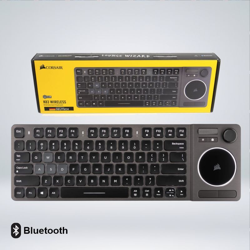 CORSAIR - TECLADO ENTRETENIMIENTO CORSAIR K83 BLUETOOTH INALAMBRICO