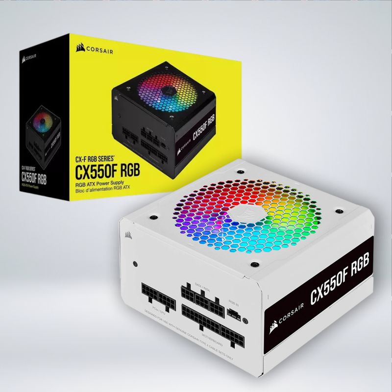CORSAIR - FUENTE ALIMENTACION CORSAIR CX550F RGB