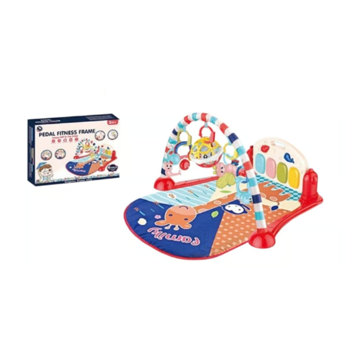 GENERICO - Gimnasio Bebe Multifuncional Con Piano Musical