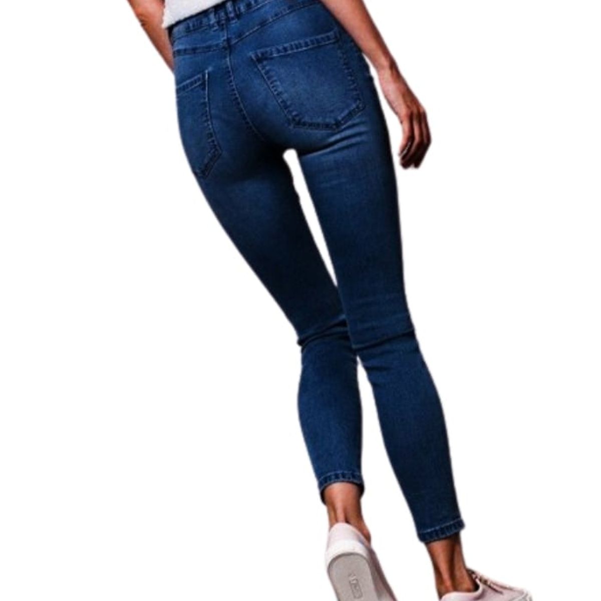 GENERICO - PANTALON SKINNY DESTROYER AZUL