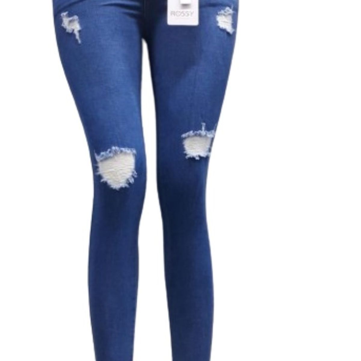 GENERICO - PANTALON SKINNY DESTROYER AZUL