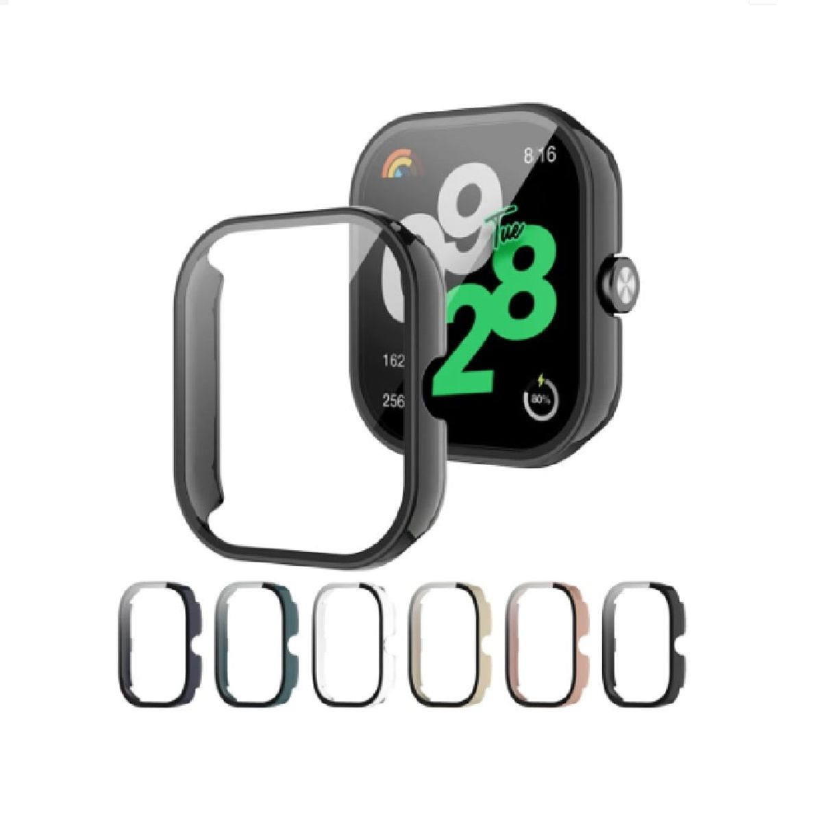 GENERICO - CASE FUNDA PARA  XIAOMI WATCH 2 LITE NEGRO